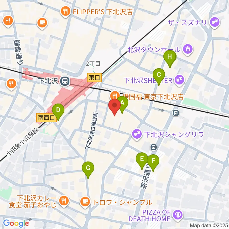 LANDRUTH ランドルース周辺のホテル一覧地図