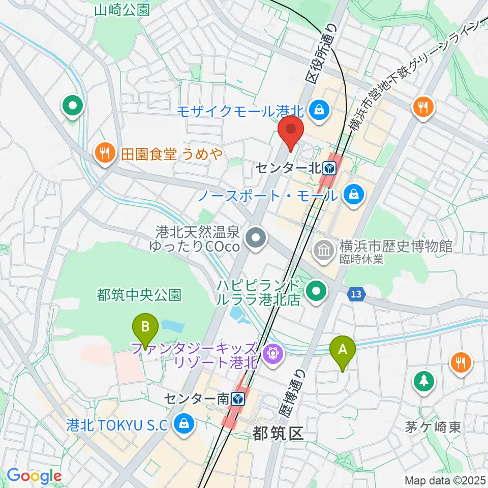 T-Music Yokohama周辺のホテル一覧地図