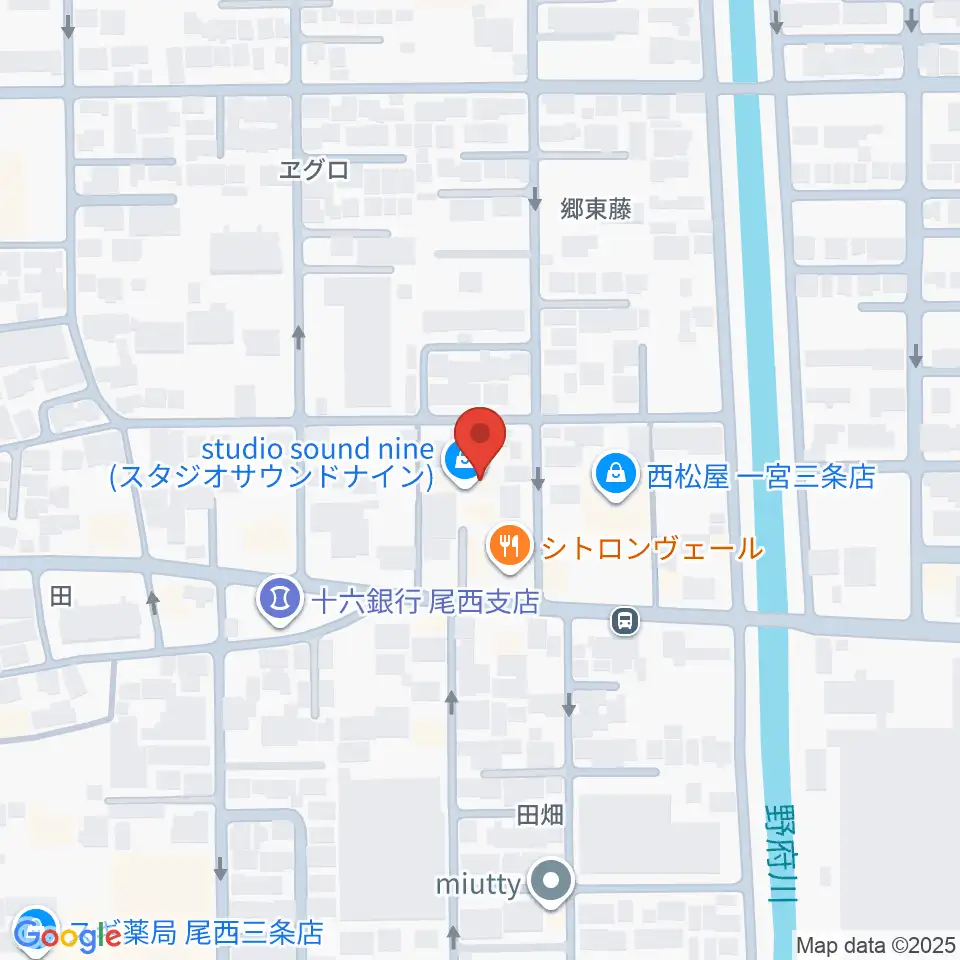 SOUNDNINE周辺のホテル一覧地図