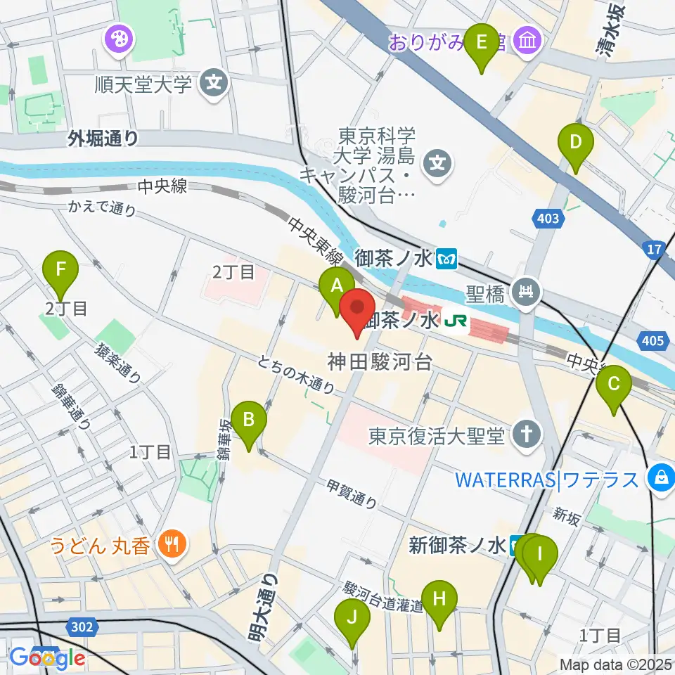 BIGBOSSお茶の水店 別館周辺のホテル一覧地図