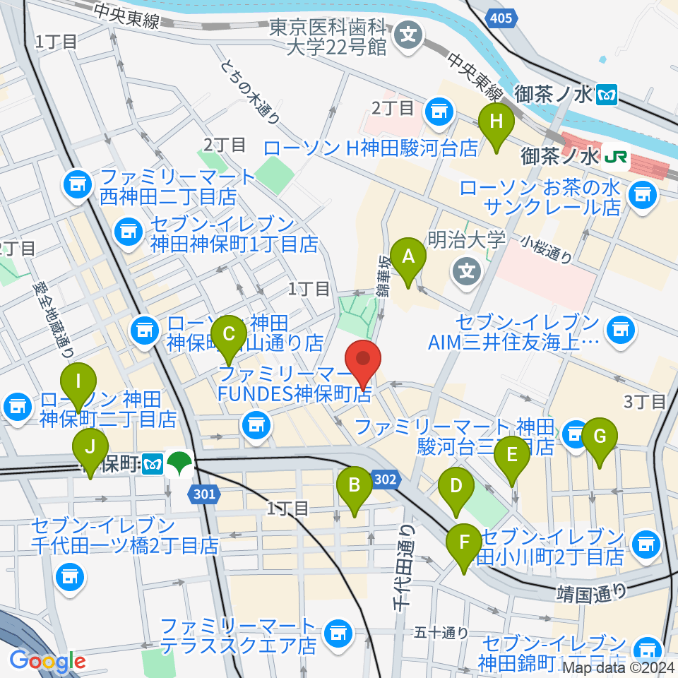 アイゼナハ音楽院周辺のホテル一覧地図