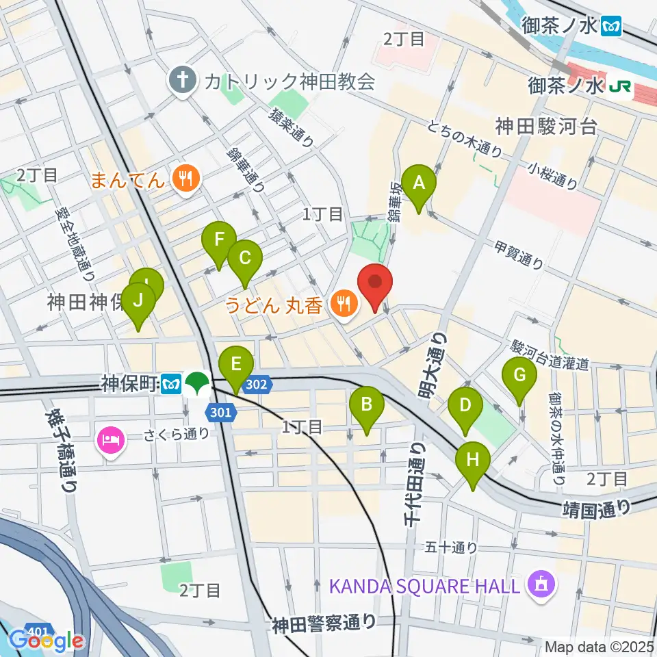 アイゼナハ音楽院周辺のホテル一覧地図