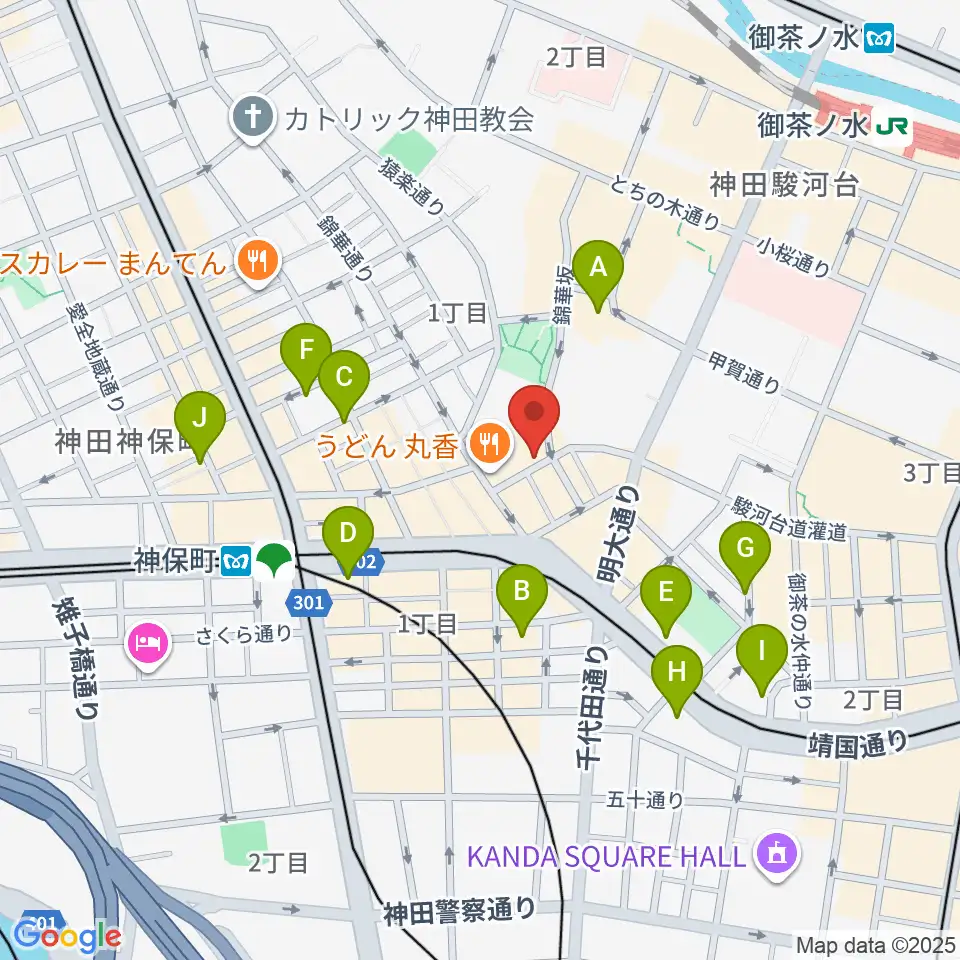 アイゼナハ音楽院周辺のホテル一覧地図