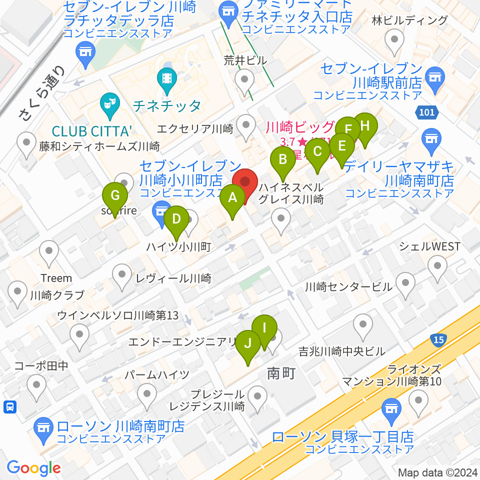 Public House ぴあにしも周辺のホテル一覧地図