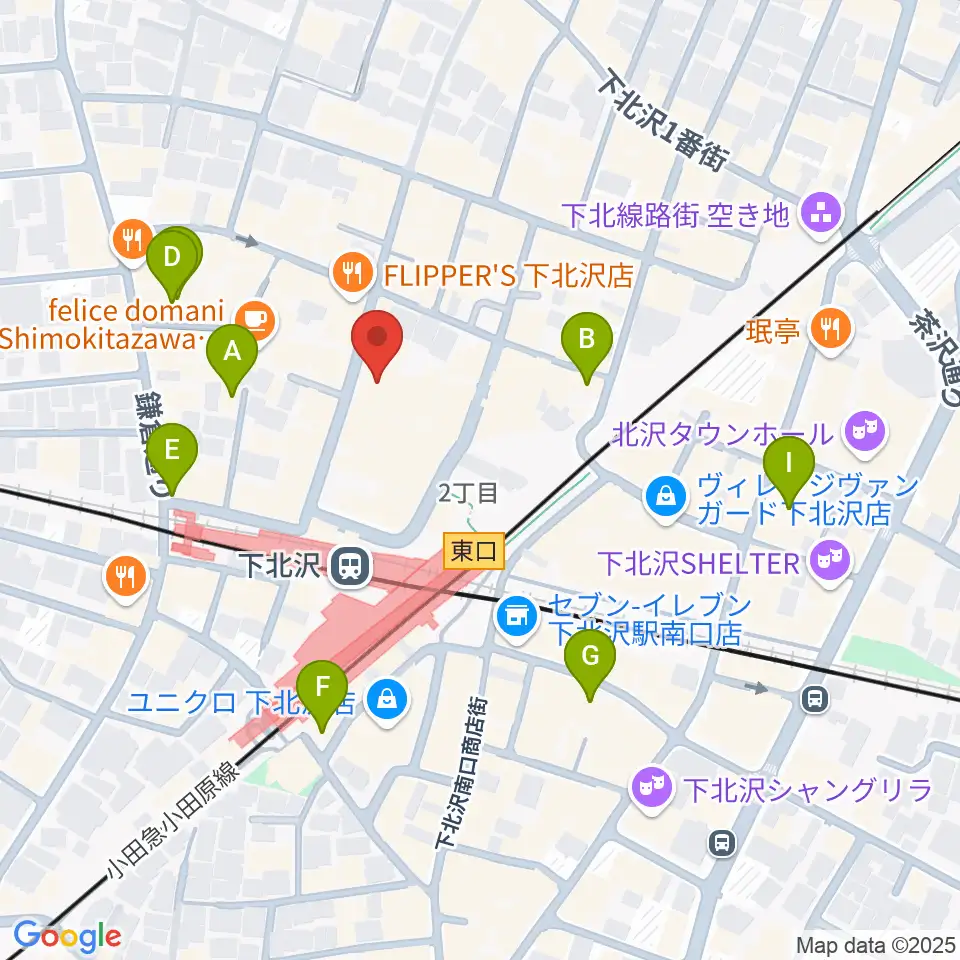 下北沢しもきたドーン周辺のホテル一覧地図