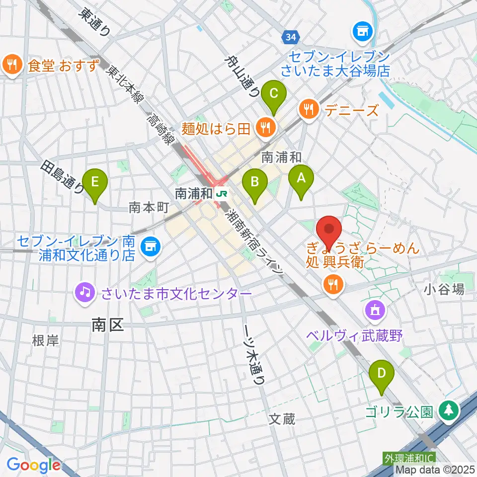FREE SPACE ALIVE周辺のホテル一覧地図