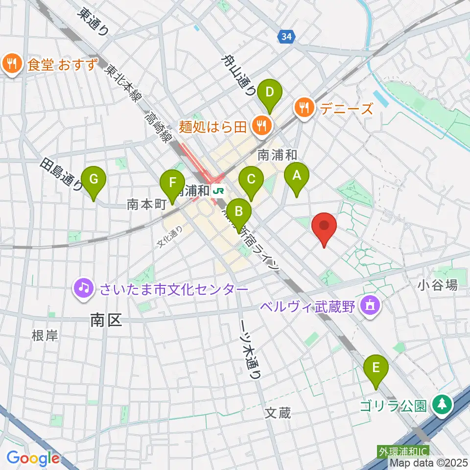 FREE SPACE ALIVE周辺のホテル一覧地図