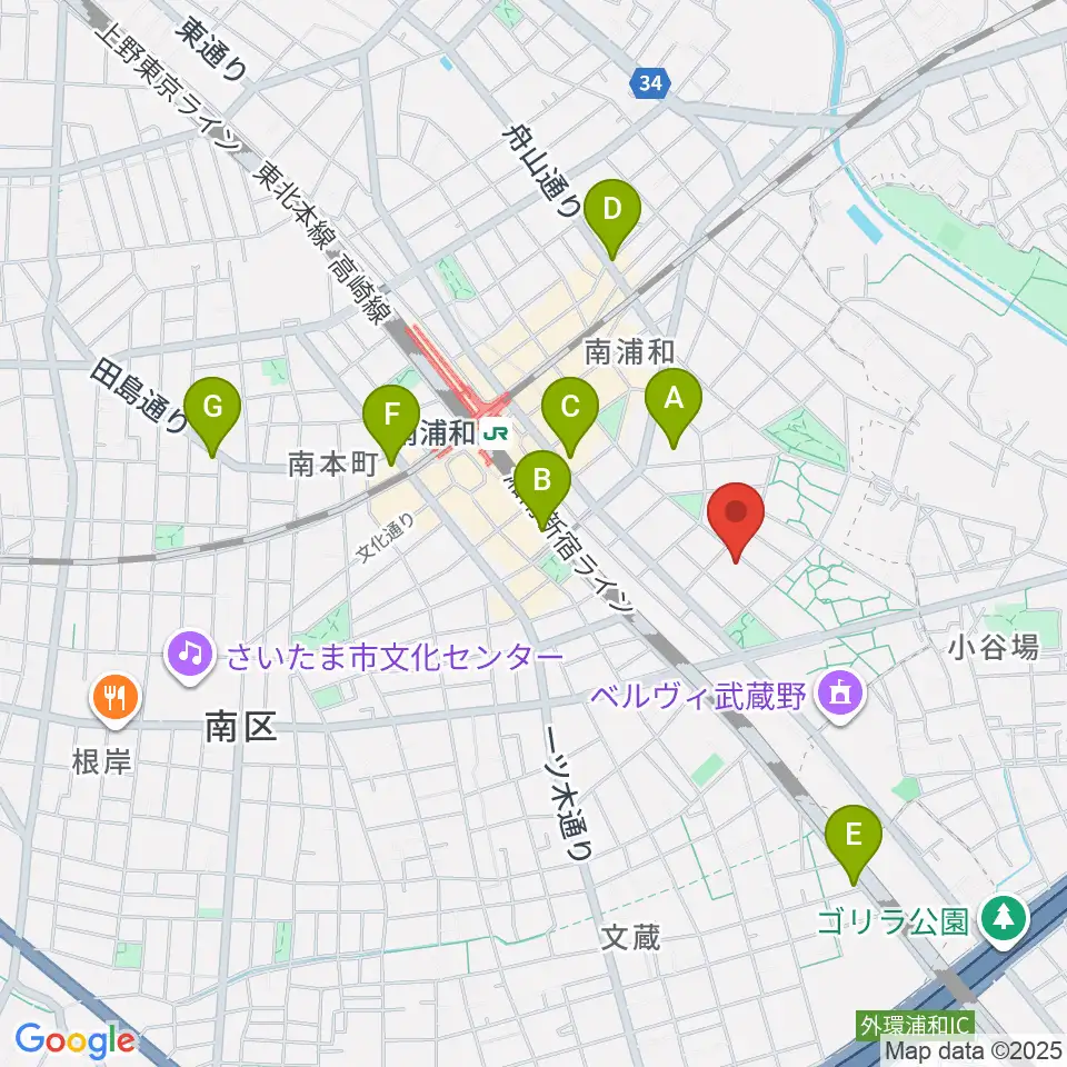 FREE SPACE ALIVE周辺のホテル一覧地図