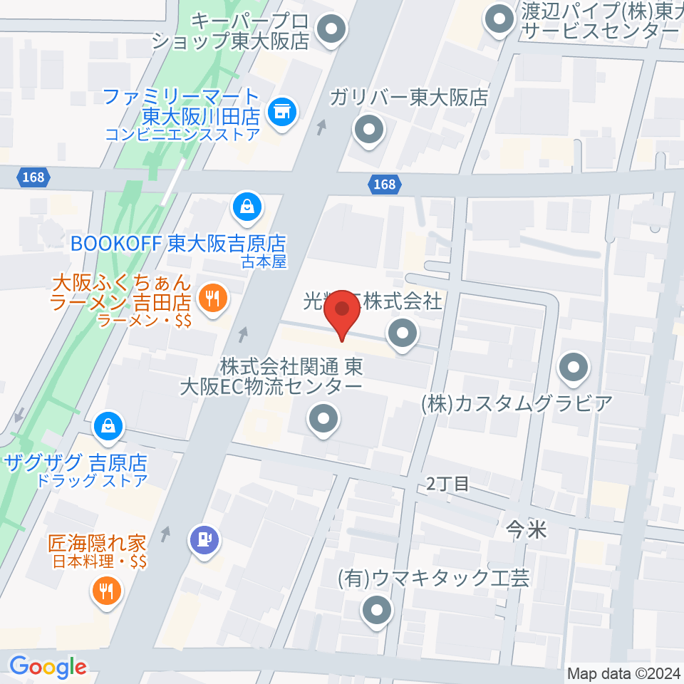 スタジオDMP周辺のホテル一覧地図