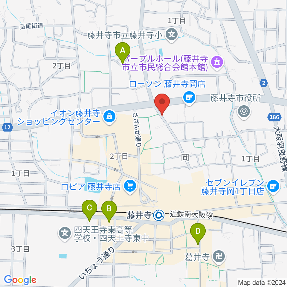 古民家カフェ楽時屋（たのしや）周辺のホテル一覧地図