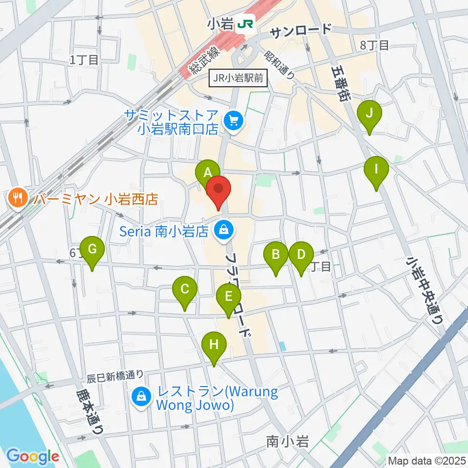 メイト音楽学院周辺のホテル一覧地図
