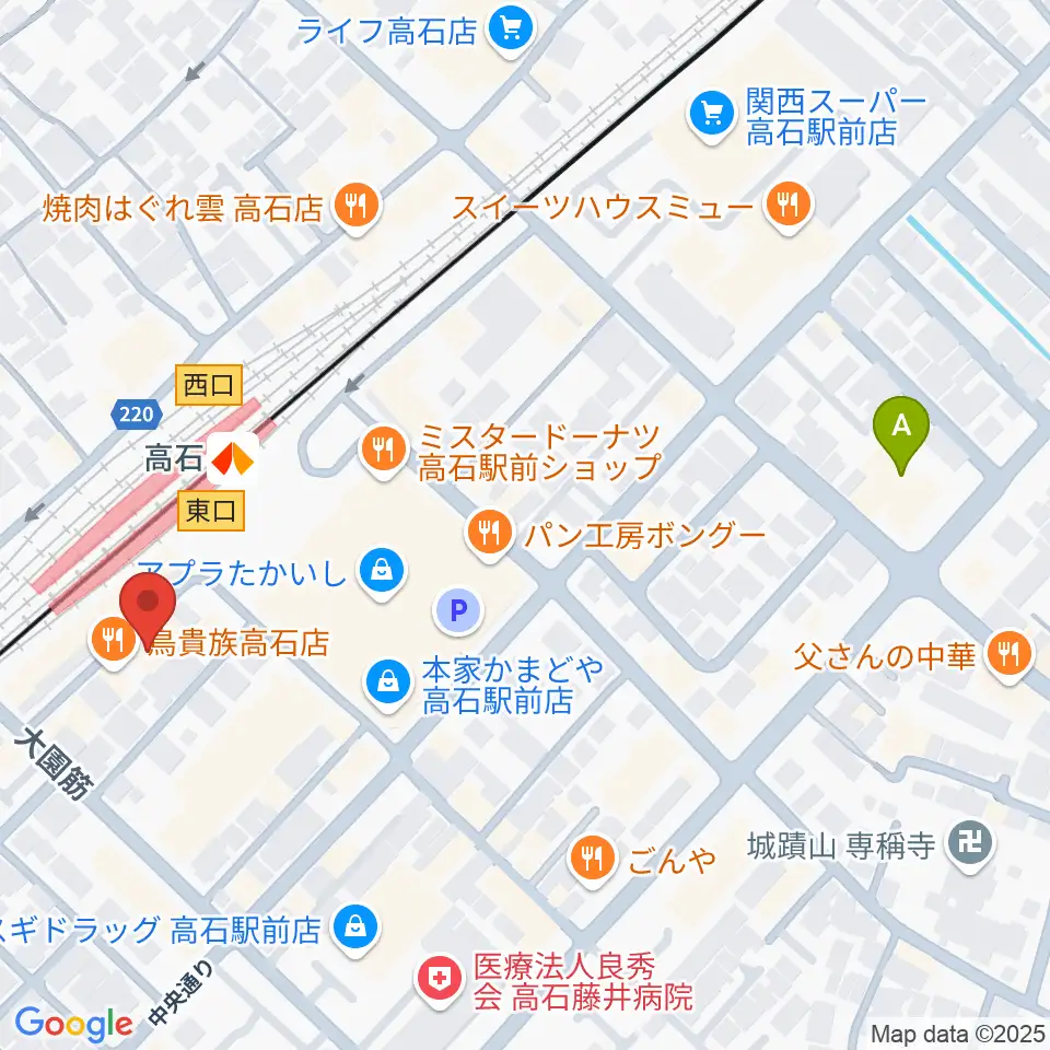 Studio EVER周辺のホテル一覧地図
