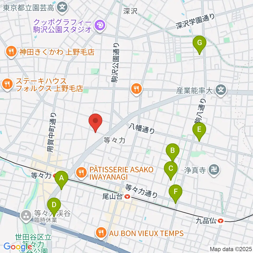 アソルハーモニクス周辺のホテル一覧地図