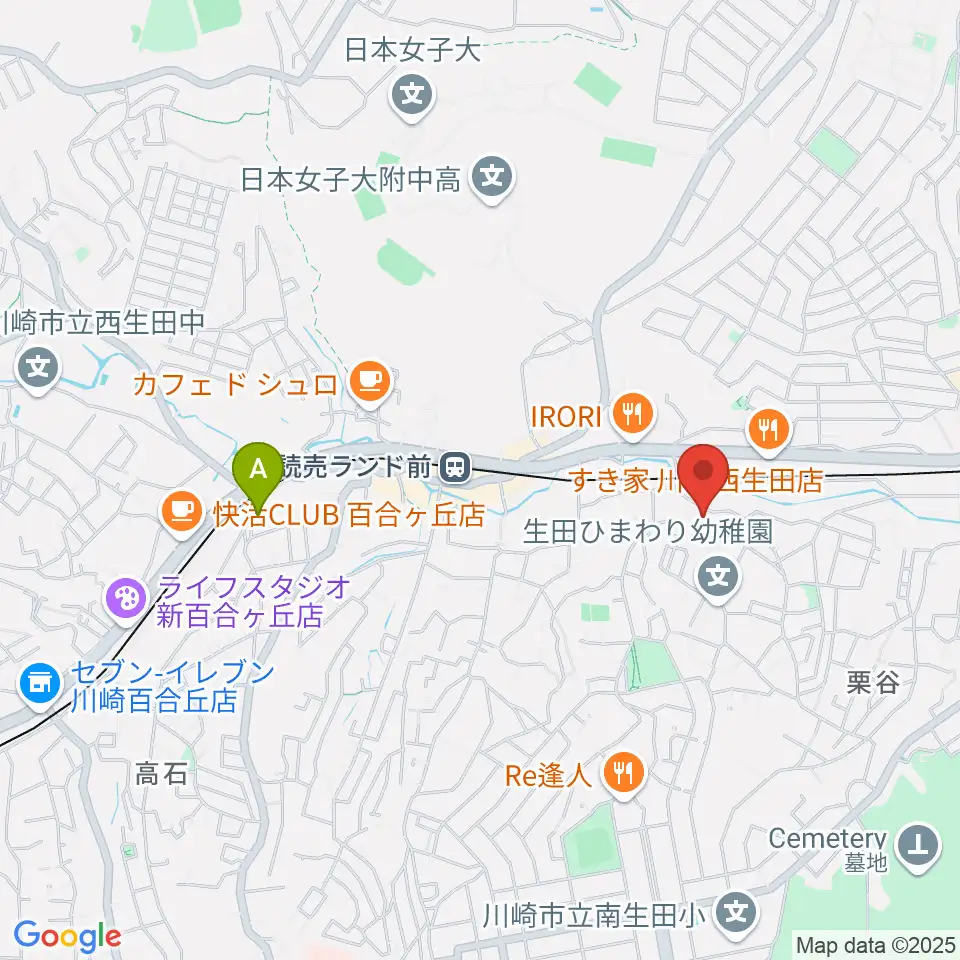 さわの Guitar Lab.周辺のホテル一覧地図