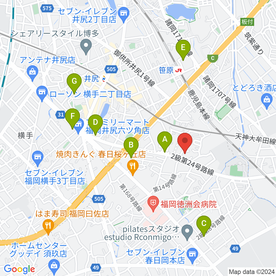 studio smile sounds周辺のホテル一覧地図