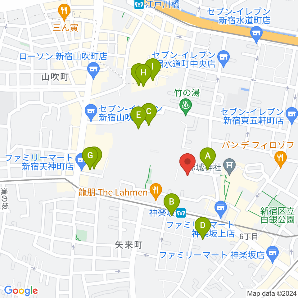 大洋レコード周辺のホテル一覧地図