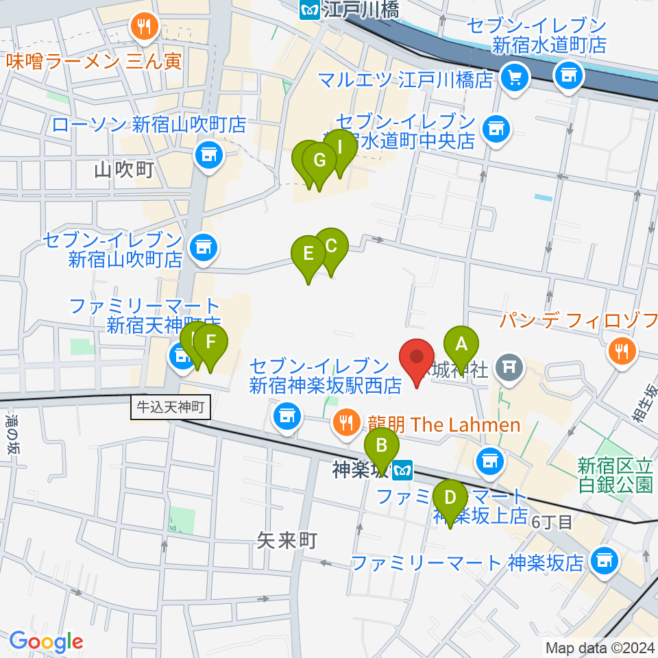 大洋レコード周辺のホテル一覧地図