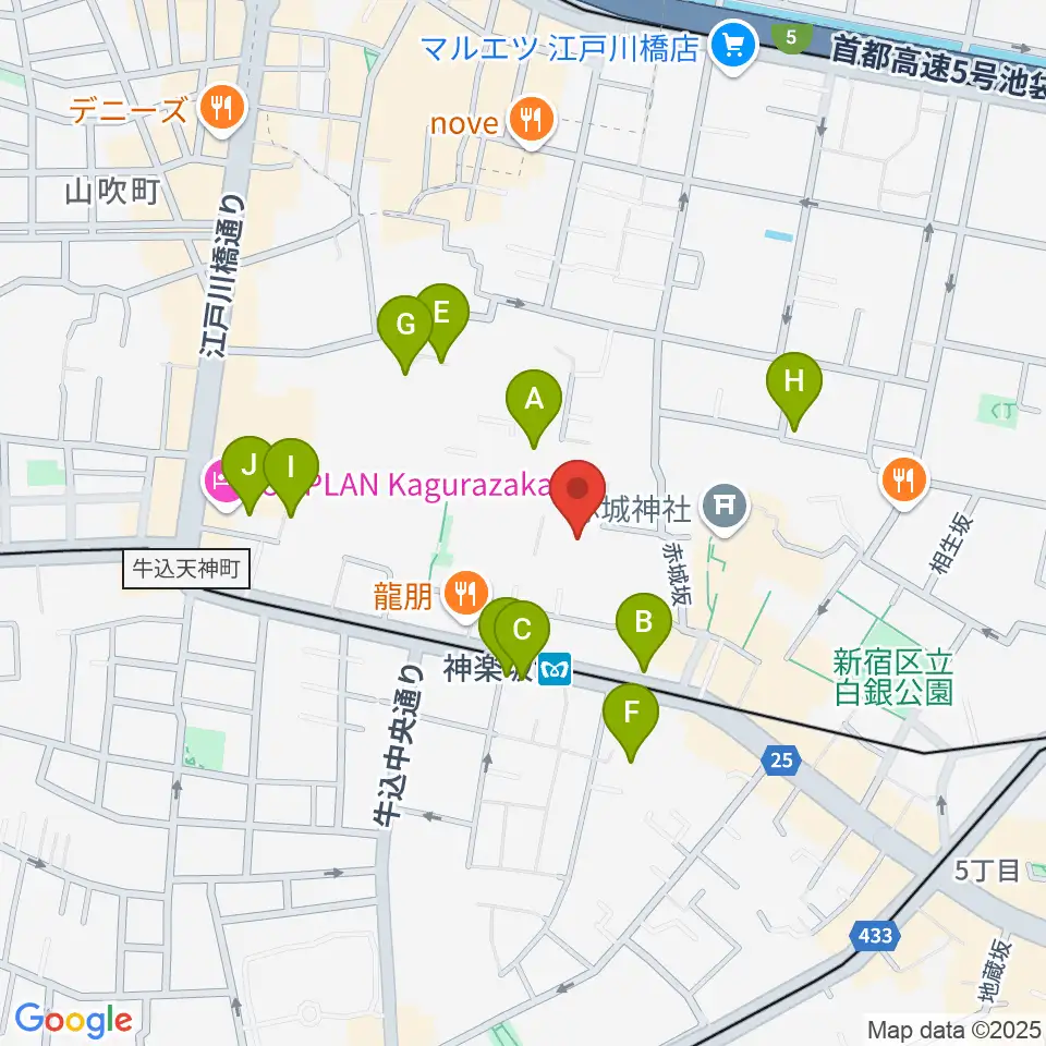 大洋レコード周辺のホテル一覧地図