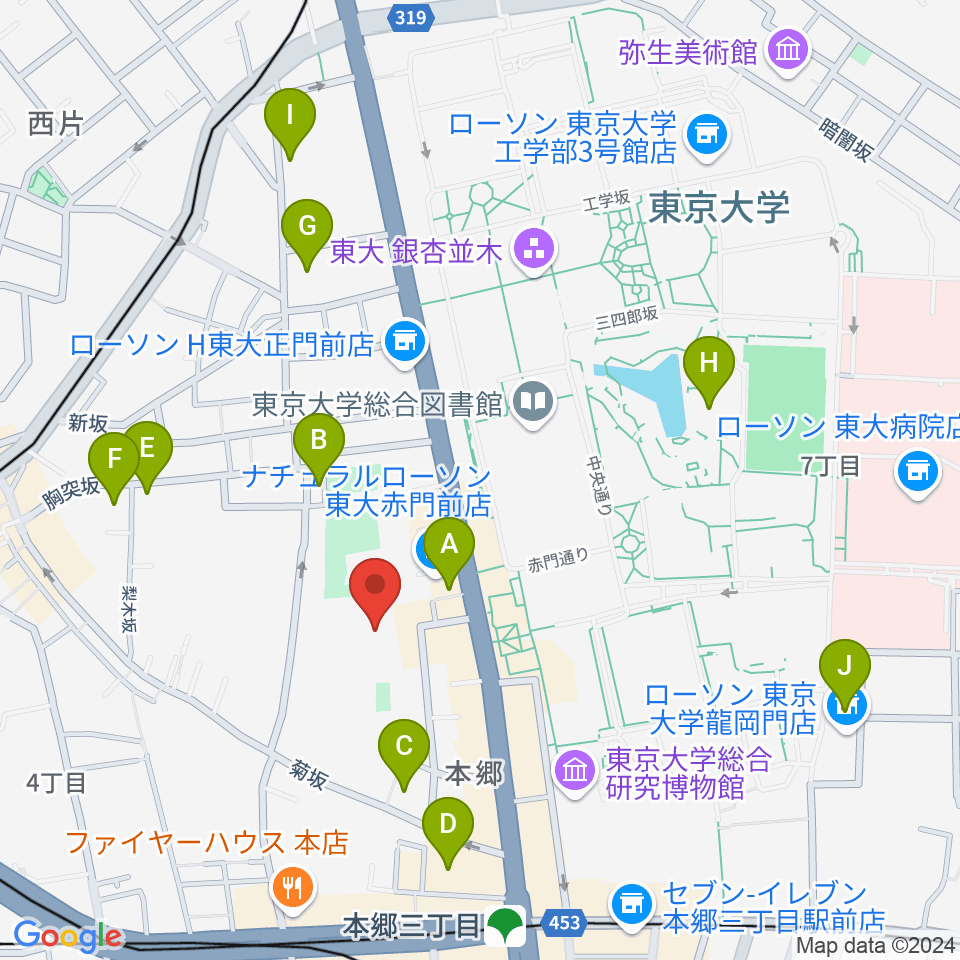 グランデスオノ周辺のホテル一覧地図