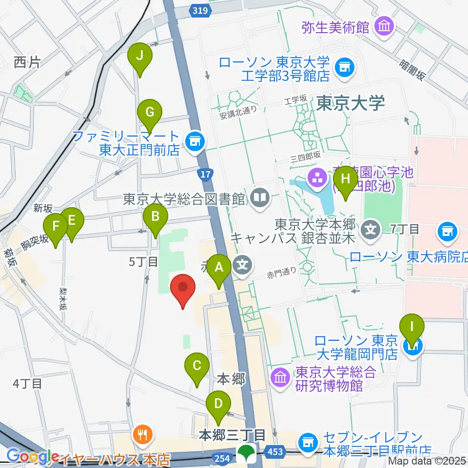 グランデスオノ周辺のホテル一覧地図