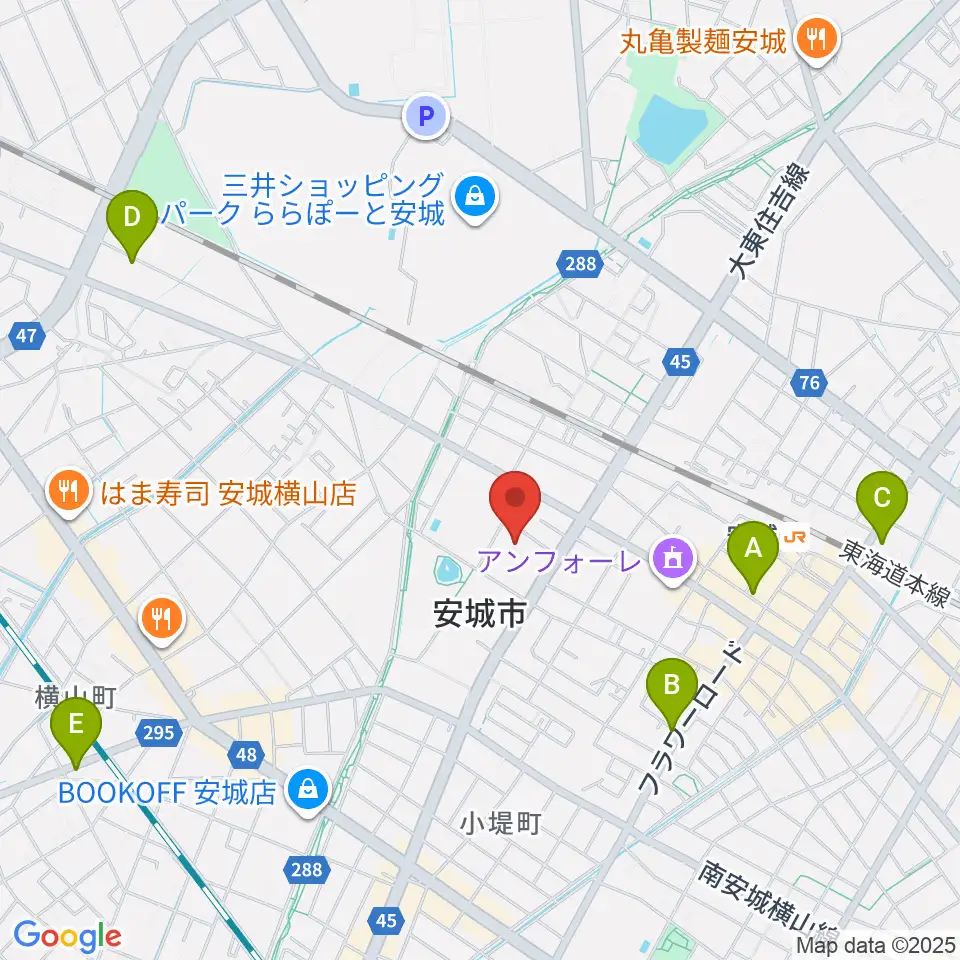 へきしんギャラクシープラザ周辺のホテル一覧地図
