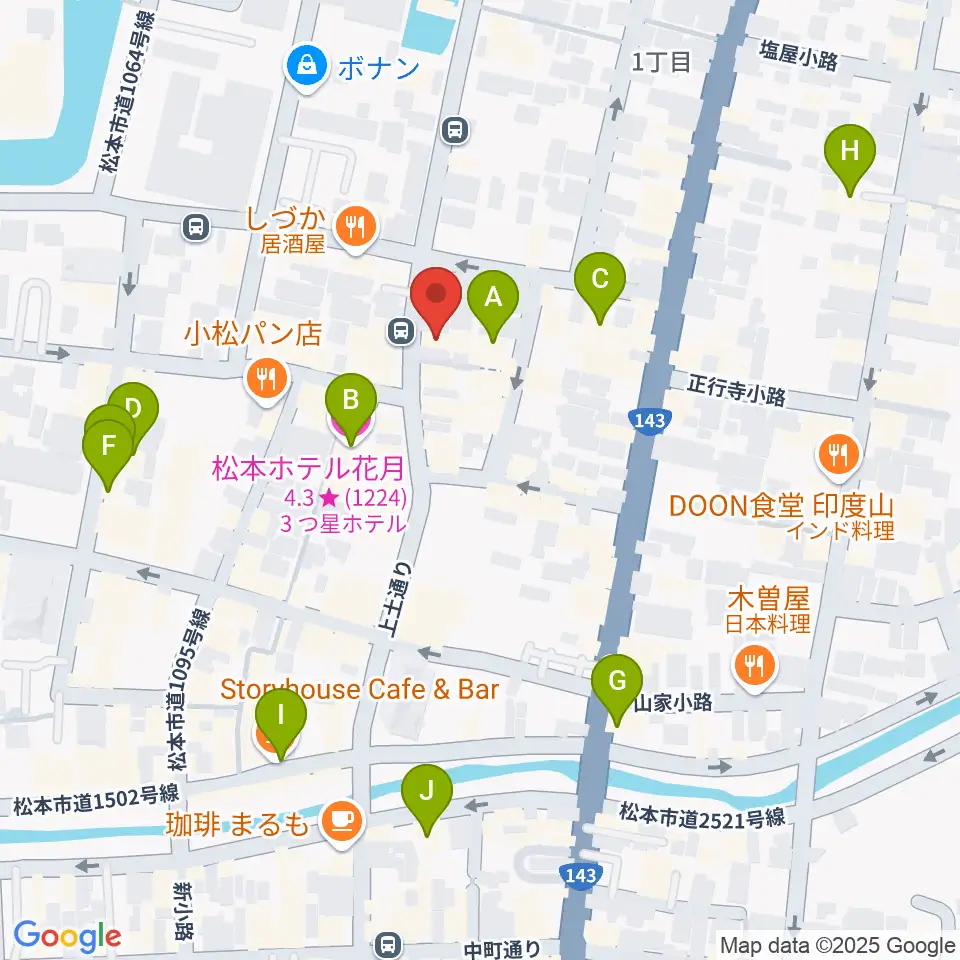 Studio Portrait周辺のホテル一覧地図