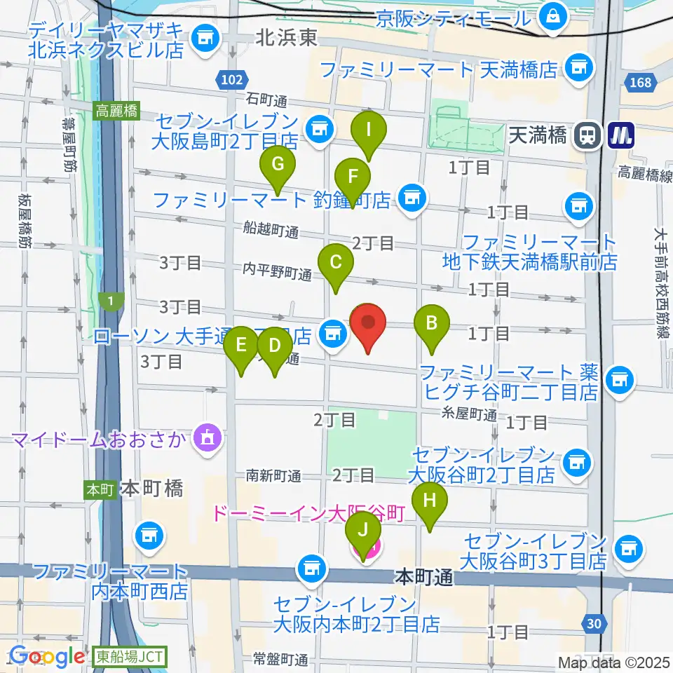 ラ カンパネラ周辺のホテル一覧地図