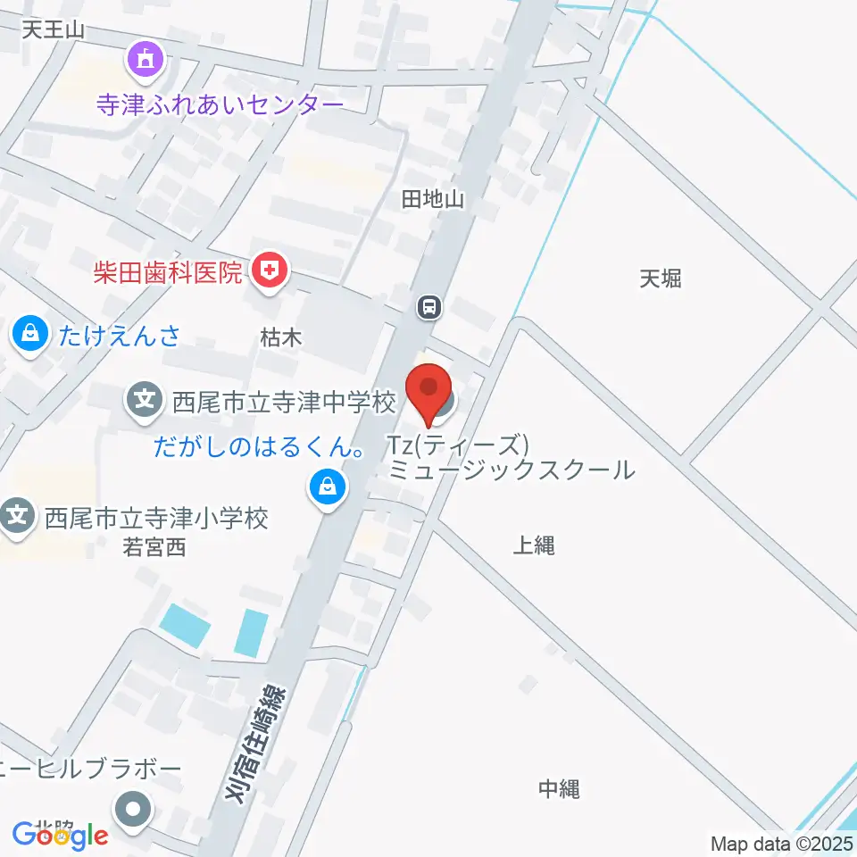 Tzミュージックスクール周辺のホテル一覧地図