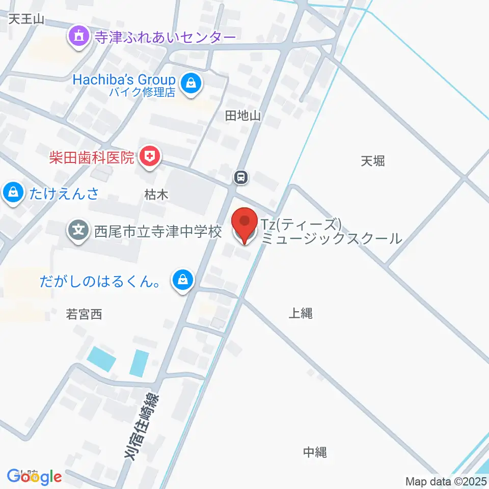 Tzミュージックスクール周辺のホテル一覧地図