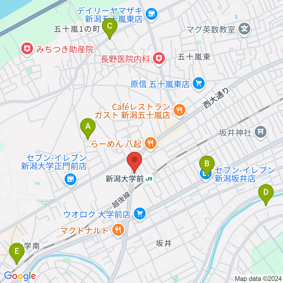 スタジオアップル周辺のホテル一覧地図