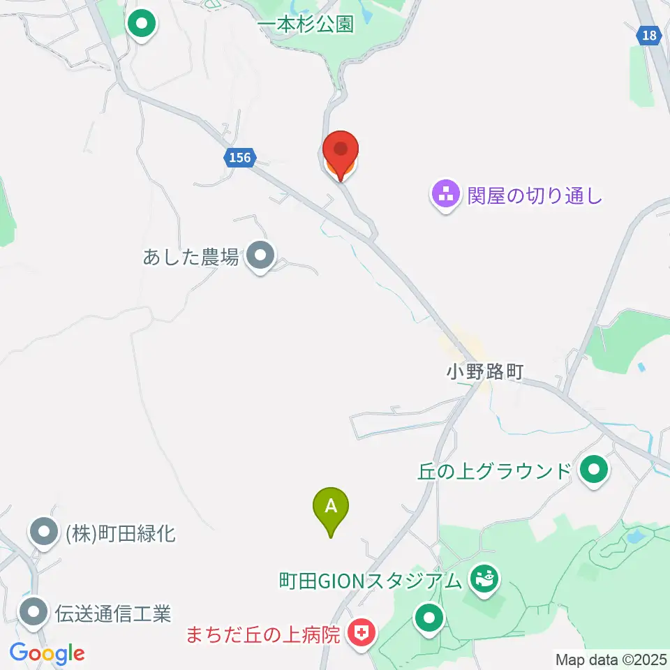 町田ピアノカフェショパン周辺のホテル一覧地図