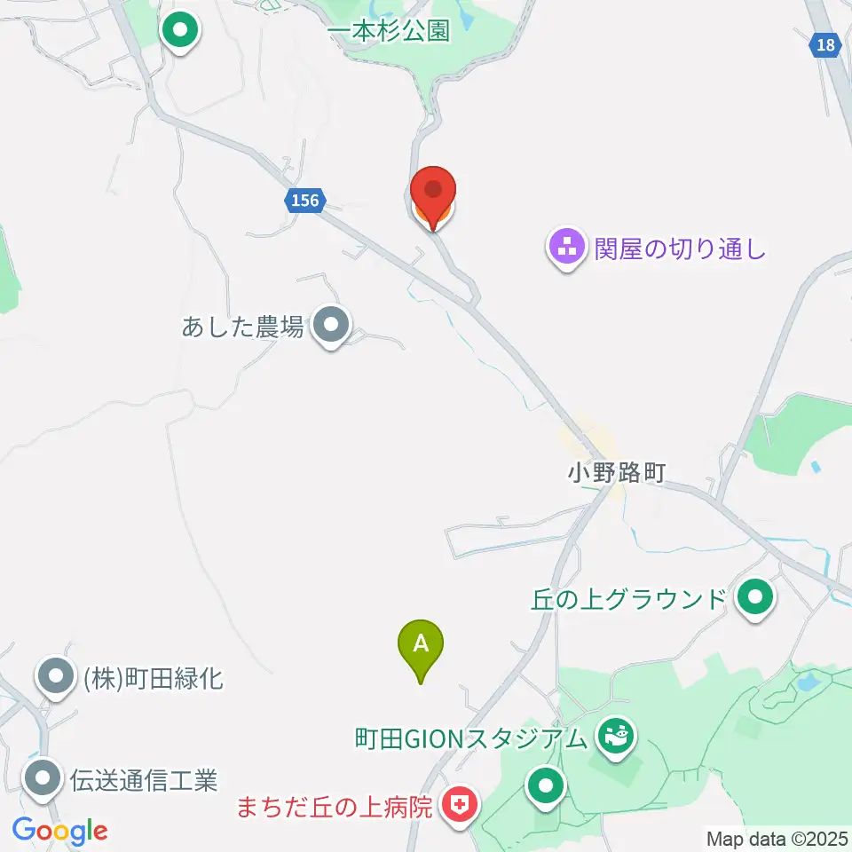 町田ピアノカフェショパン周辺のホテル一覧地図