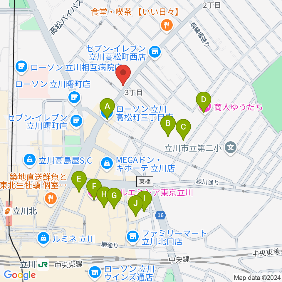 青江楽器ミュージック・イン・トム周辺のホテル一覧地図