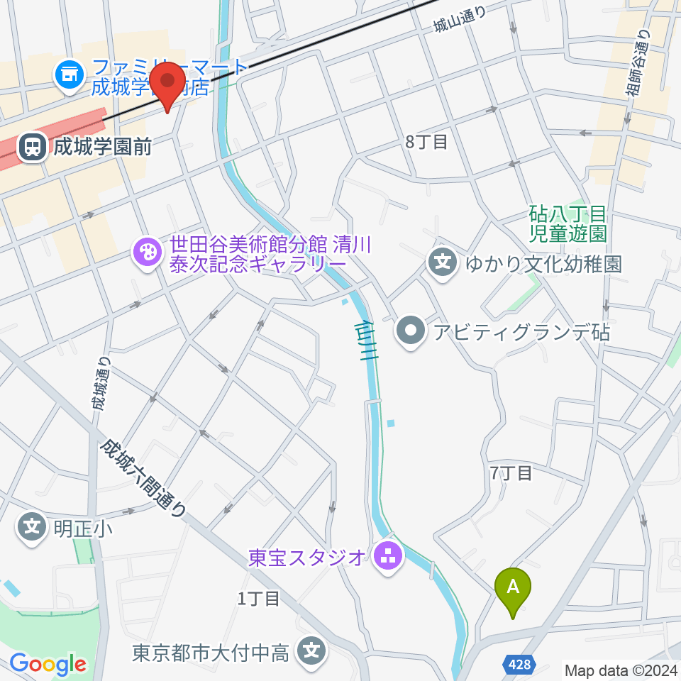 アトリエ第Q藝術周辺のホテル一覧地図