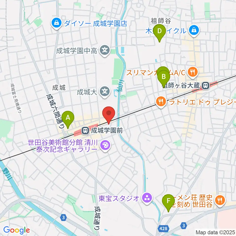 アトリエ第Q藝術周辺のホテル一覧地図