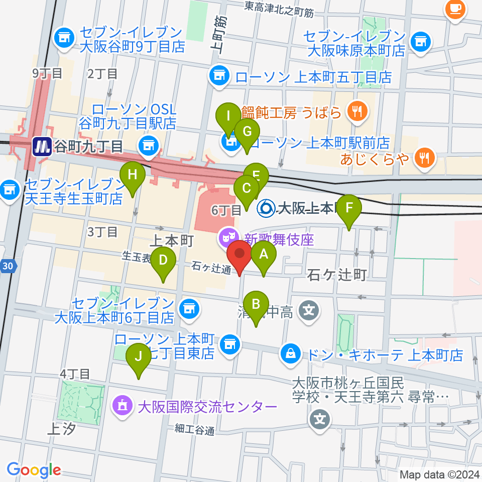 ラ・ロコマサロン周辺のホテル一覧地図