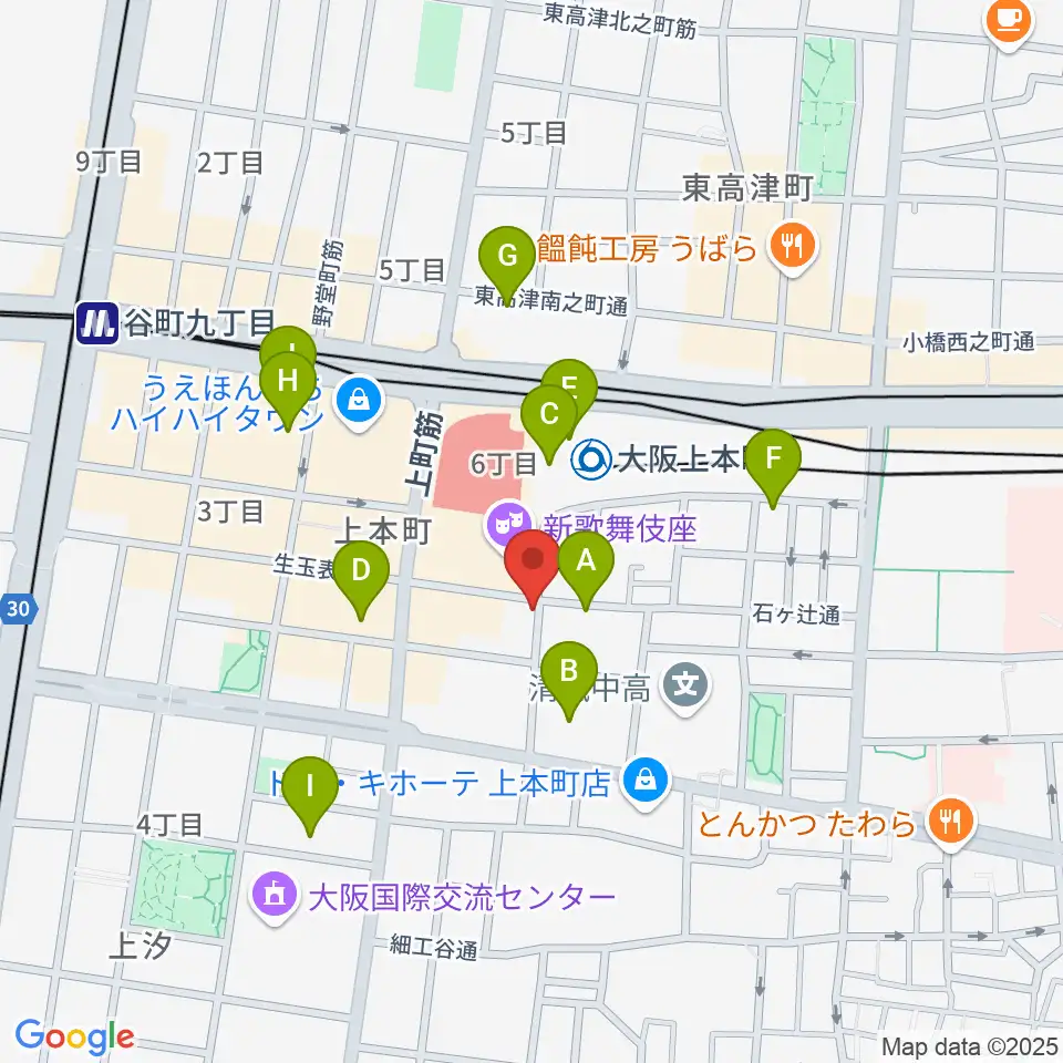 ラ・ロコマサロン周辺のホテル一覧地図
