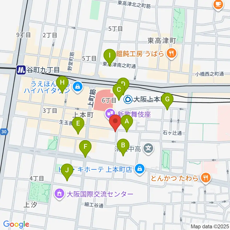 ラ・ロコマサロン周辺のホテル一覧地図