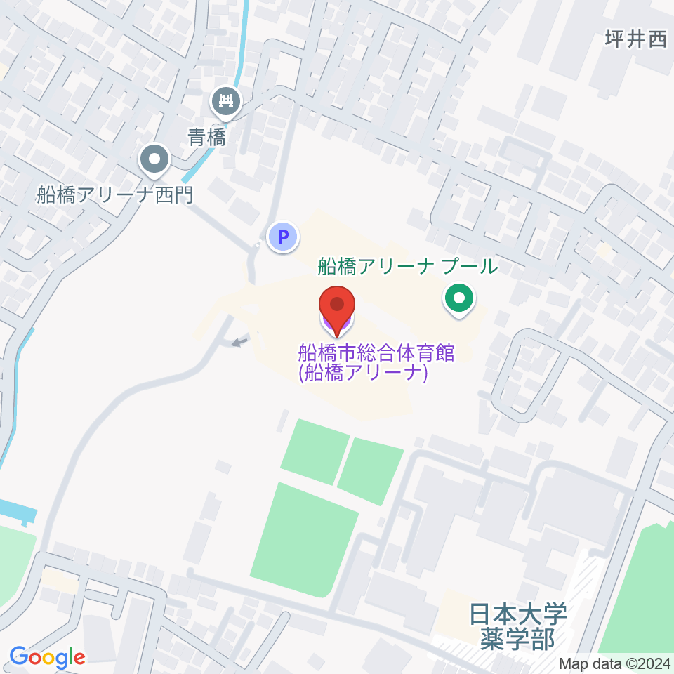 船橋アリーナ周辺のホテル一覧地図