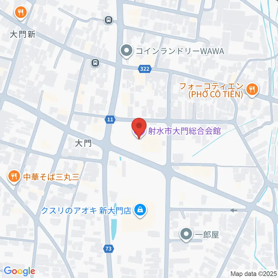 射水市大門総合会館周辺のホテル一覧地図