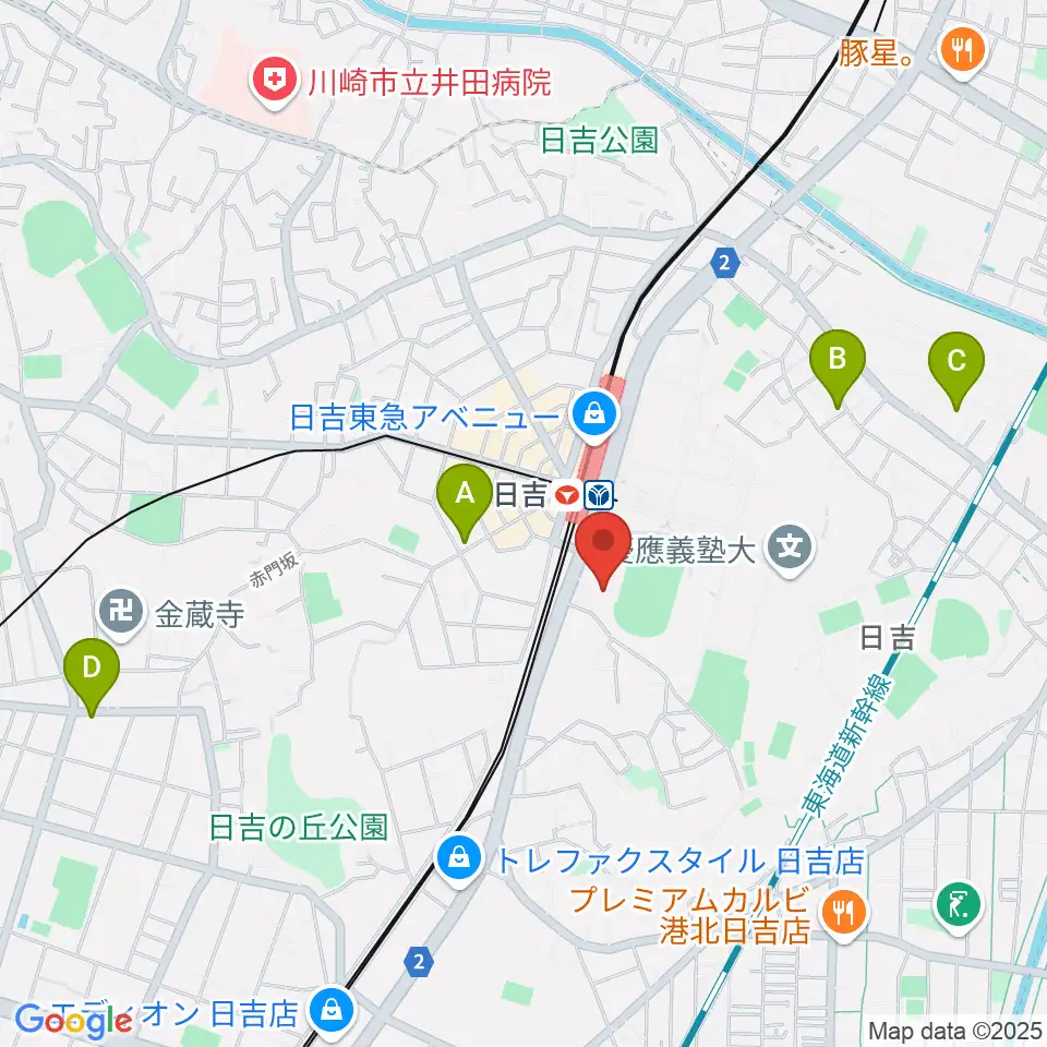 藤原洋記念ホール周辺のホテル一覧地図