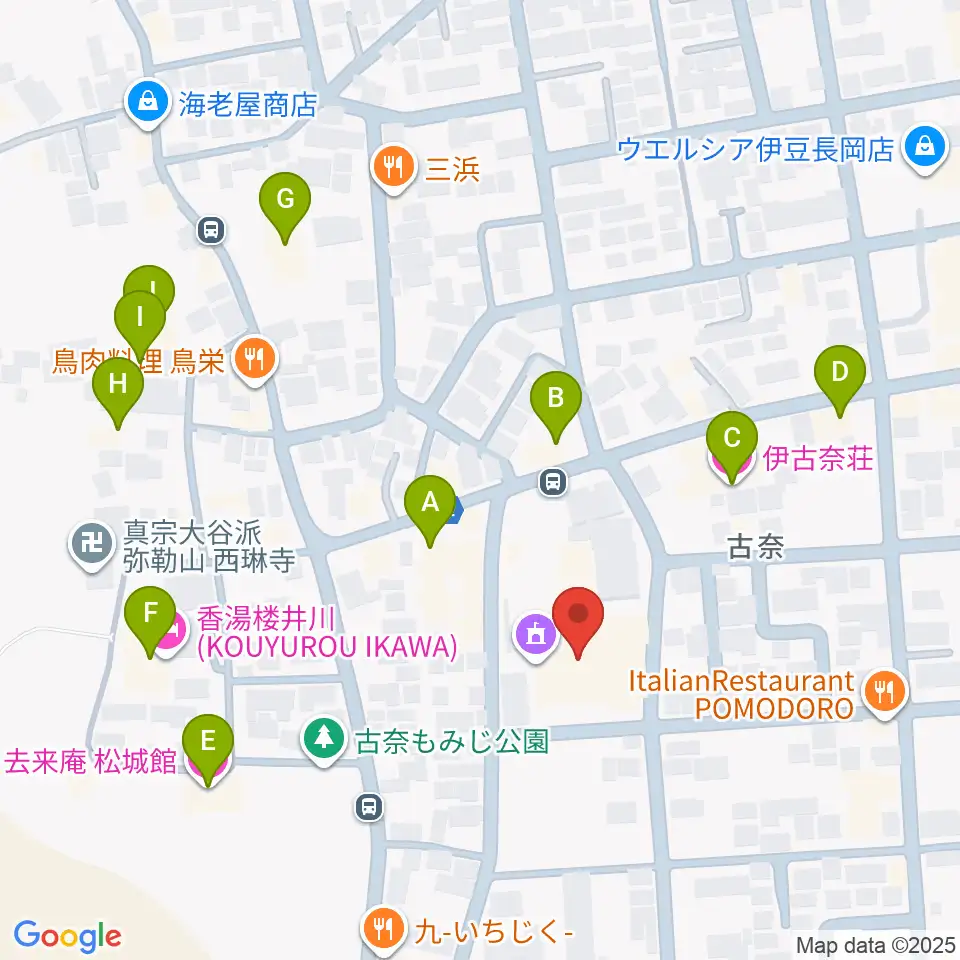 長岡総合会館アクシスかつらぎ周辺のホテル一覧地図