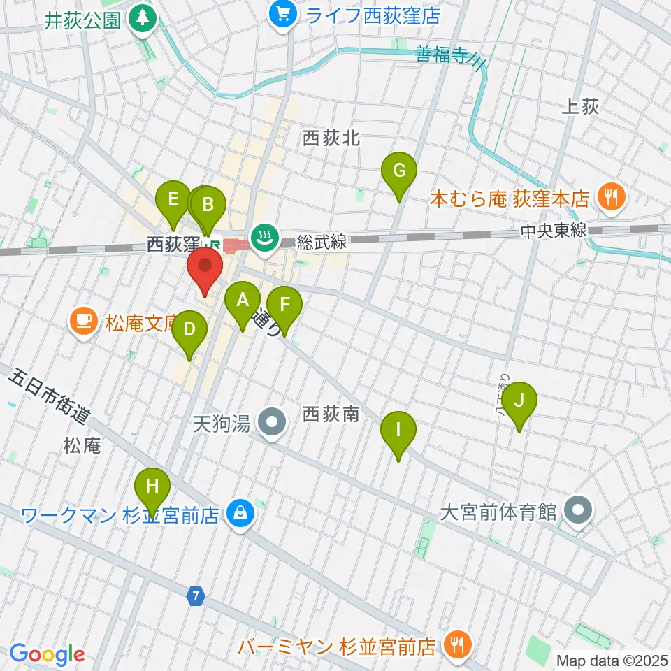 SAWYER CAFE周辺のホテル一覧地図