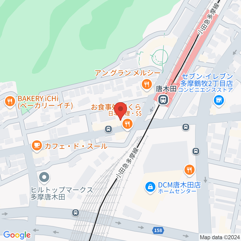 唐木田Cafe Way周辺のホテル一覧地図