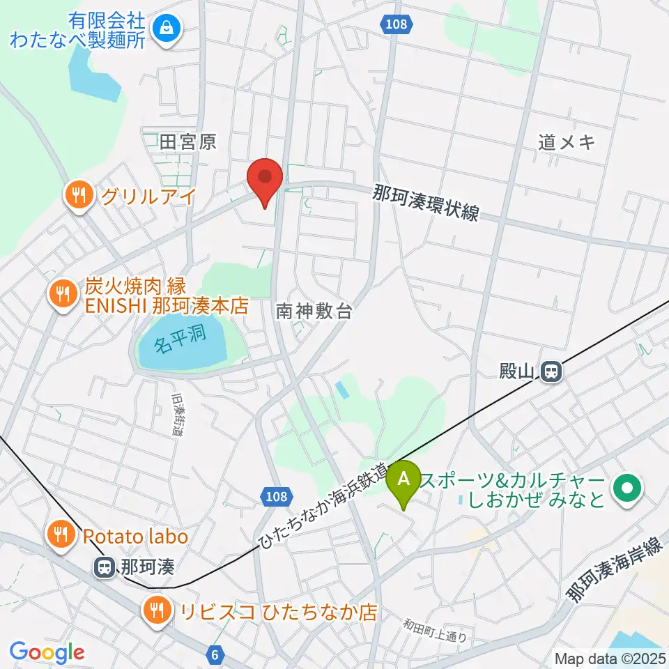 ひたちなか市那珂湊総合福祉センター・ふれあい交流館周辺のホテル一覧地図