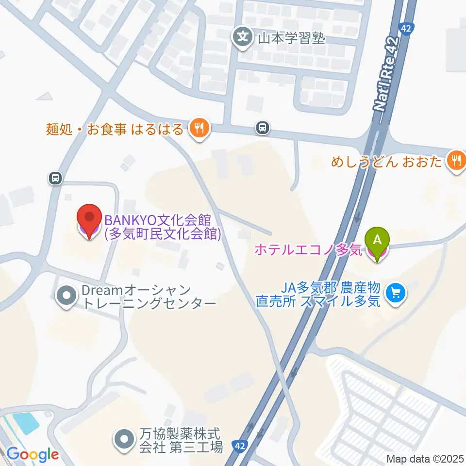 BANKYO文化会館周辺のホテル一覧地図