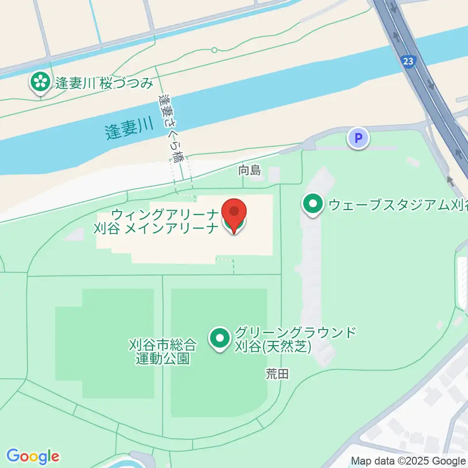 ウィングアリーナ刈谷周辺のホテル一覧地図