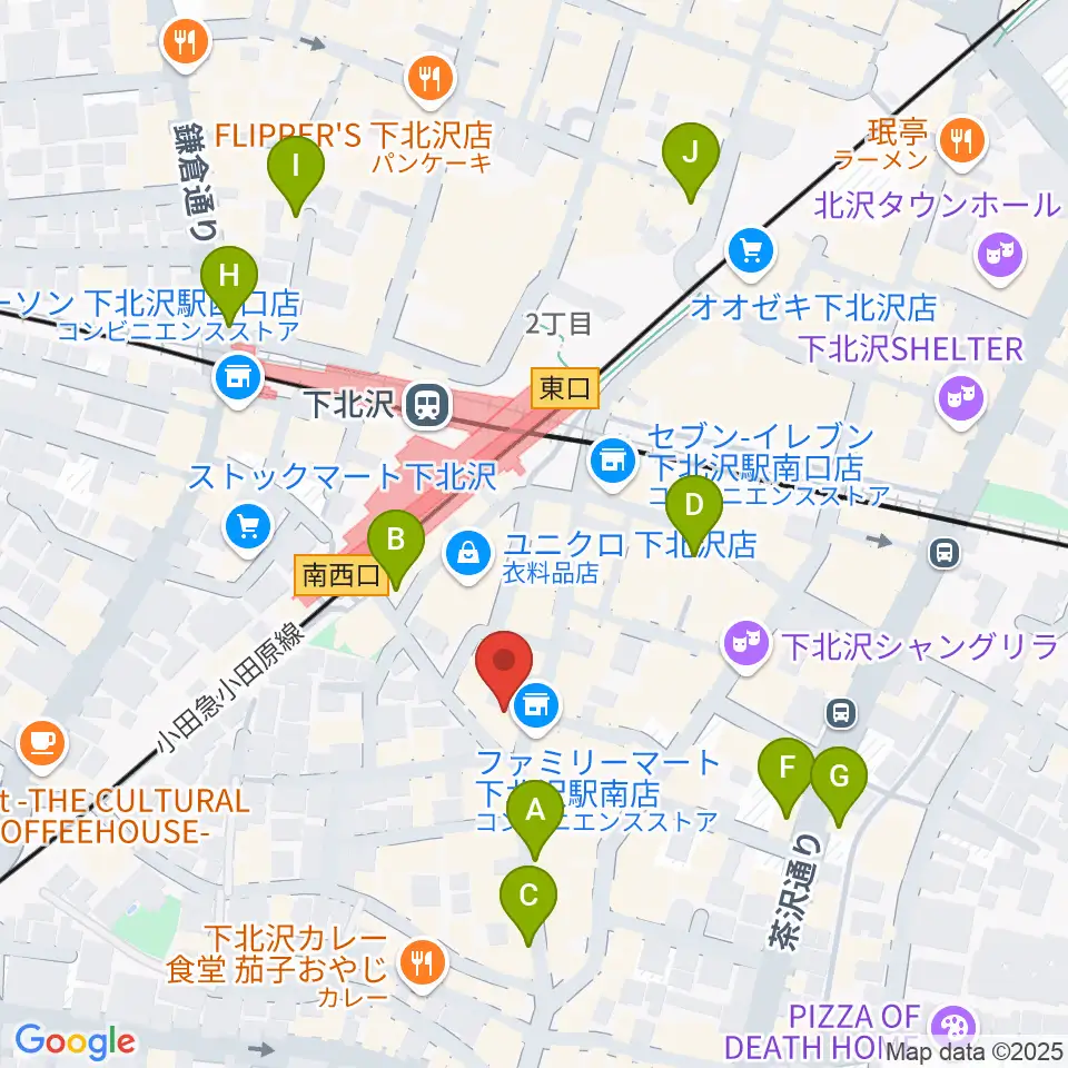 空飛ぶこぶたや周辺のホテル一覧地図