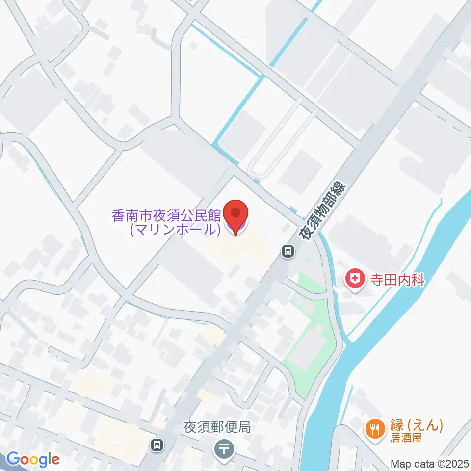 夜須中央公民館マリンホール周辺のホテル一覧地図