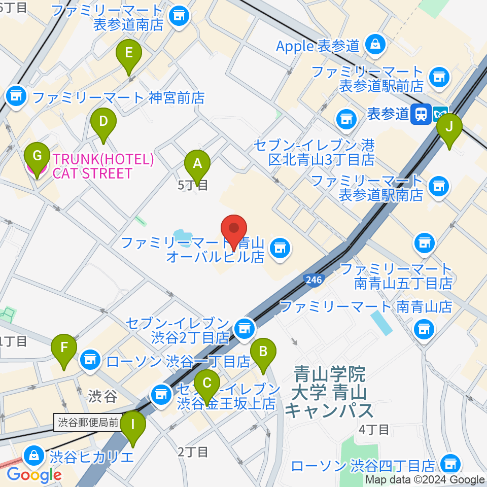 東京ウィメンズプラザ周辺のホテル一覧地図